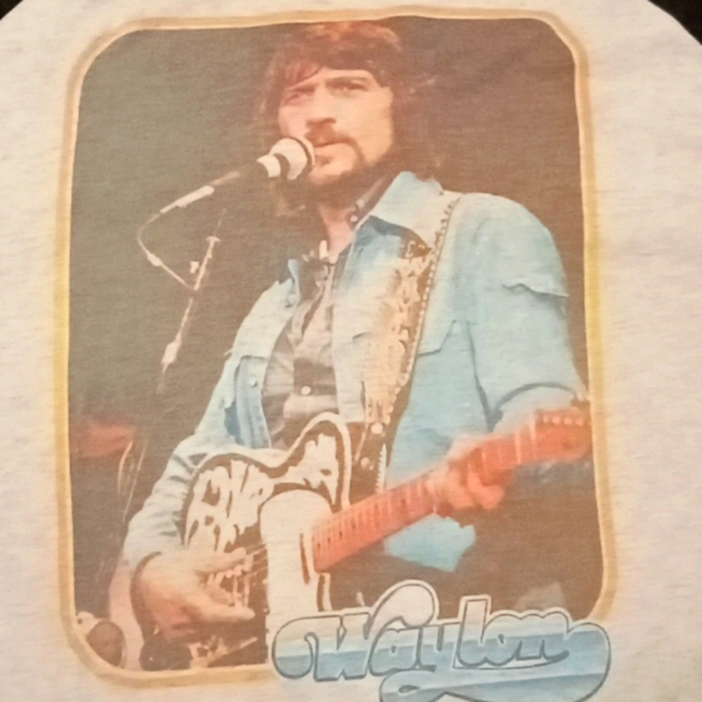 Waylon Jennings 3/4 Sleeve Shirt